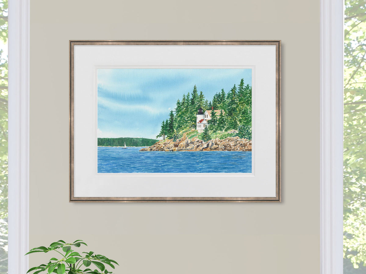 Bass Harbor Light, Right Painting