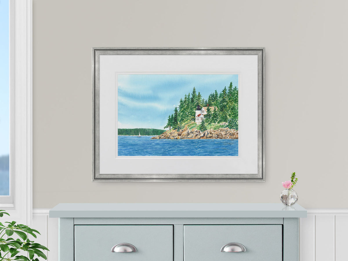 Bass Harbor Light, Right Painting