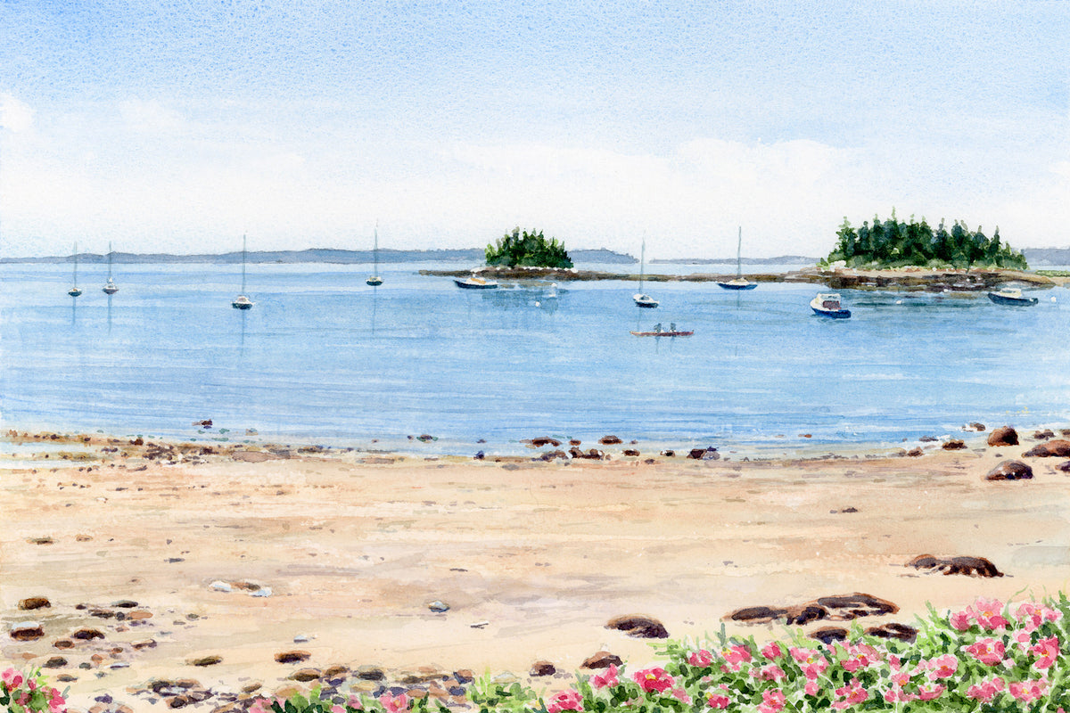 Seal Harbor Beach Print