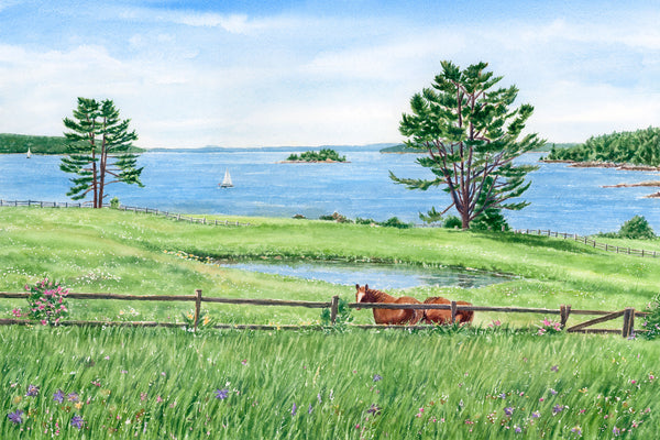 Windswept View Painting
