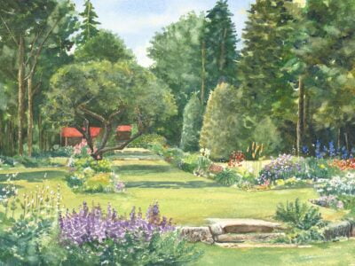 Thuya Garden painting